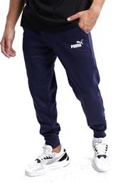 Puma Παντελόνι Φόρμας με Λάστιχο Fleece Navy Μπλε