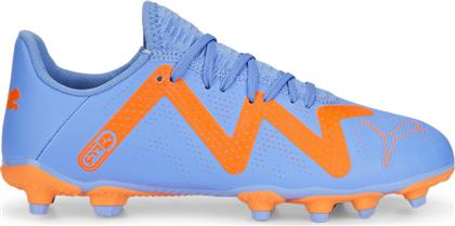 Puma Παιδικά Ποδοσφαιρικά Παπούτσια Jr Future Play Fgag με Τάπες Μπλε