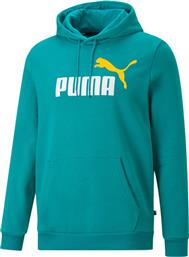 Puma Παιδικό Φούτερ με Κουκούλα και Τσέπες Γαλάζιο Essentials 2