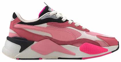 Puma RS-X3 Puzzle Γυναικεία Chunky Sneakers Ροζ