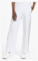 Puma T7 Ψηλόμεσο Παντελόνι Γυναικείας Φόρμας Λευκό