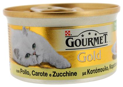 Purina Gourmet Gold Πατέ Κοτόπουλο/Καρότο 85gr
