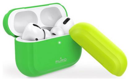 Puro Silicon Case Icon Fluo Πράσινο (Apple AirPods Pro) από το Uniqueshop