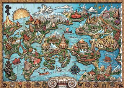 Puzzle Ατλαντίδα 2D 1000 Κομμάτια από το Designdrops