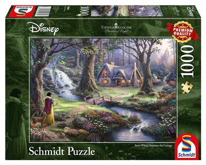 Puzzle Thomas Kinkade Disney Χιονάτη 2D 1000 Κομμάτια