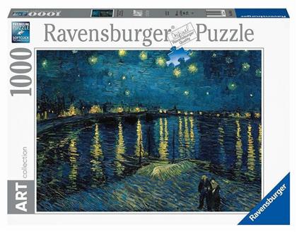 Puzzle Van Gogh Έναστρη Νύχτα Πάνω από τον Ρήνο 2D 1000 Κομμάτια