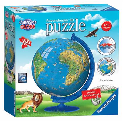 Puzzleball Children's Globe 180pcs για 7+ Ετών Ravensburger