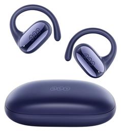 QCY Crossky GTR 2 Air Conduction Bluetooth Handsfree Ακουστικά με Αντοχή στον Ιδρώτα και Θήκη Φόρτισης Μπλε