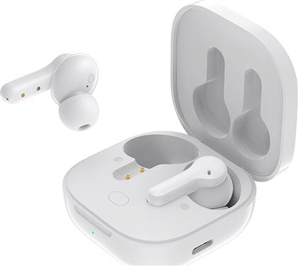 QCY T13 In-ear Bluetooth Handsfree Ακουστικά με Αντοχή στον Ιδρώτα και Θήκη Φόρτισης Λευκά από το e-shop