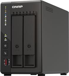 QNap TS-253E NAS με 2 θέσεις για HDD/SSD και 2 θύρες Ethernet
