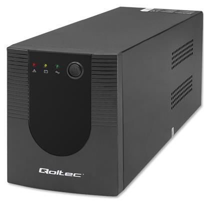 Qoltec FR UPS Line-Interactive 1500VA 900W με 4 Πρίζες