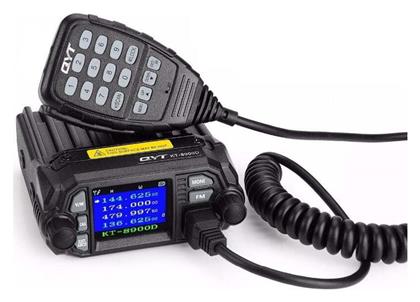 QYT KT-8900D Ασύρματος Πομποδέκτης UHF/VHF 25W με Μονόχρωμη Οθόνη