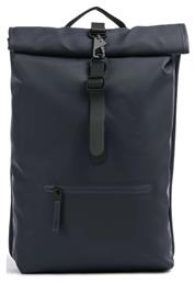 Rains Rolltop Rucksack Αδιάβροχο 17lt Navy Μπλε