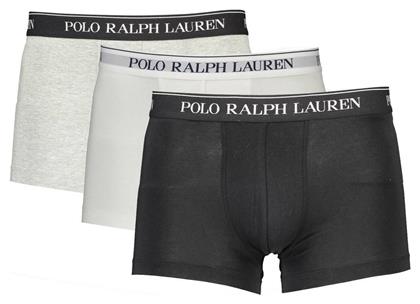 Ralph Lauren Ανδρικά Μποξεράκια 3Pack Λευκό / Γκρι / Μαύρο