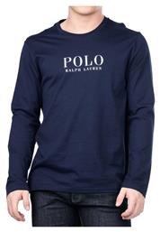 Ralph Lauren Ανδρική Μπλούζα Polo Μακρυμάνικη Μπλε