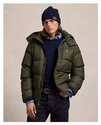 Ralph Lauren Ανδρικό Χειμωνιάτικο Μπουφάν Puffer Αδιάβροχο Dark Green