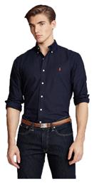 Ralph Lauren Ανδρικό Πουκάμισο Μακρυμάνικo Navy Μπλε