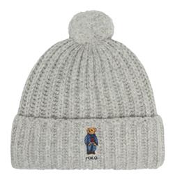 Ralph Lauren Beanie Γυναικείος Σκούφος Πλεκτός σε Γκρι χρώμα από το Favela