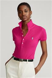 Ralph Lauren Γυναικεία Polo Μπλούζα Κοντομάνικη Aruba Pink