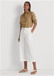 Ralph Lauren Γυναικείο Υφασμάτινο Παντελόνι Λευκό