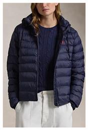 Ralph Lauren Κοντό Γυναικείο Puffer Μπουφάν για Χειμώνα Navy από το Modivo