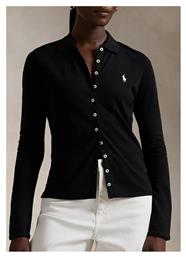 Ralph Lauren Μακρυμάνικο Γυναικείο Πουκάμισο Polo Black