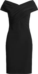 Ralph Lauren Midi Βραδινό Φόρεμα Μαύρο