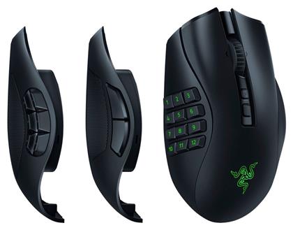 Razer Naga V2 Pro Ασύρματο RGB Gaming Ποντίκι 30000 DPI Μαύρο