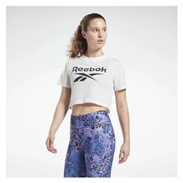 Reebok Identity Κοντομάνικη Γυναικεία Αθλητική Μπλούζα σε Λευκό χρώμα