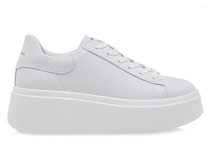 Renato Garini Γυναικεία Flatforms Sneakers Λευκά