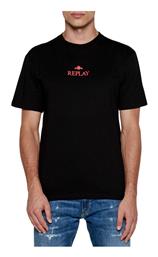 Replay T-shirt ΜΑΥΡΟ από το Spartoo