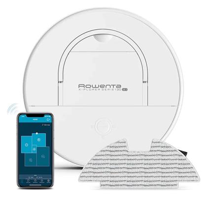 Rowenta X-Plorer Series 130 AI Σκούπα Ρομπότ για Σκούπισμα & Σφουγγάρισμα με Wi-Fi Λευκή