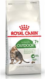 Royal Canin Outdoor 7+ Ξηρά Τροφή για Ηλικιωμένες Γάτες με Καλαμπόκι / Πουλερικά 2kg από το Plus4u