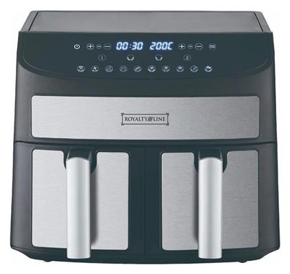 Royalty Line RL-AF-5409 Air Fryer με Διπλό Αποσπώμενο Κάδο 8lt Γκρι