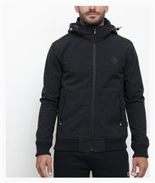 Russell Athletic Ανδρικό Χειμωνιάτικο Μπουφάν Softshell Αδιάβροχο και Αντιανεμικό Μαύρο από το Plus4u