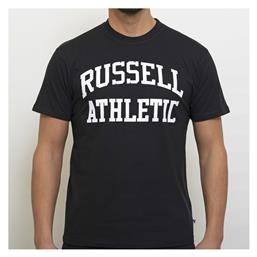 Russell Athletic Ανδρικό T-shirt Μαύρο με Λογότυπο