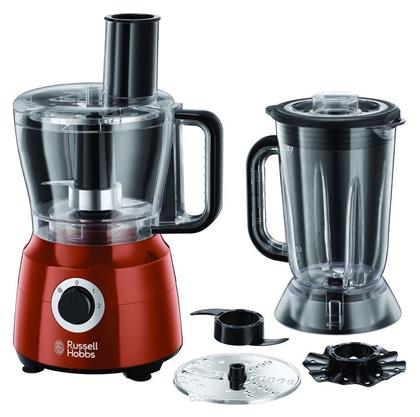 Russell Hobbs Desire -56 Πολυμίξερ 600W με Κάδο 2.5lt και Κανάτα Μπλέντερ Κόκκινο