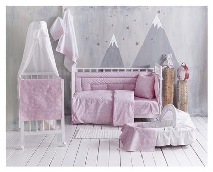 Rythmos Βρεφική Παπλωματοθήκη Σετ Bright 110x160cm Baby Pink από το Designdrops