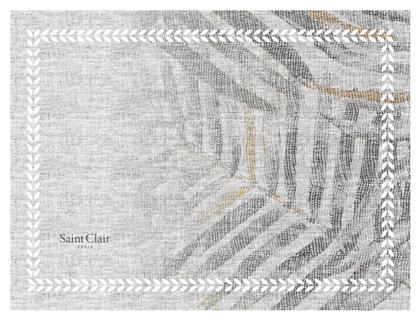 Saint Clair 3035 Σουπλά Υφασμάτινο Γκρι 45x33cm