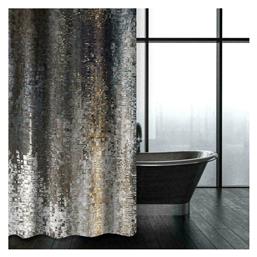 Saint Clair Abstract 101 Κουρτίνα Μπάνιου Υφασμάτινη 180x200 cm Anthracite από το 24home