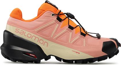 Salomon Speedcross 5 Γυναικεία Αθλητικά Παπούτσια Trail Running Blooming Dahlia / Black / Vibrant Orange