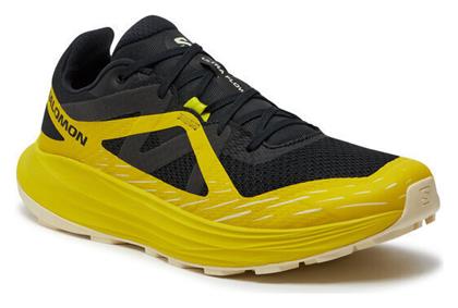 Salomon Ultra Flow Ανδρικά Αθλητικά Παπούτσια Trail Running Black / Sulphur Spring / Transparent Yellow από το MybrandShoes