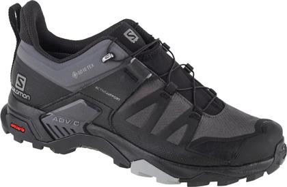 Salomon X Ultra 4 GTX Ανδρικά Ορειβατικά Παπούτσια Αδιάβροχα με Μεμβράνη Gore-Tex Γκρι από το MybrandShoes