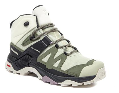 Salomon X Ultra 4 Mid Gtx Γυναικεία Ορειβατικά Μποτάκια Αδιάβροχα με Μεμβράνη Gore-Tex Πράσινα