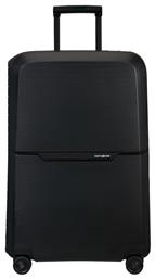 Samsonite Magnum Eco Spinner Μεγάλη Βαλίτσα με ύψος 75cm σε Μαύρο χρώμα