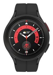 Samsung Galaxy Watch5 Pro Titanium 45mm Αδιάβροχο με Παλμογράφο (Black) από το Public