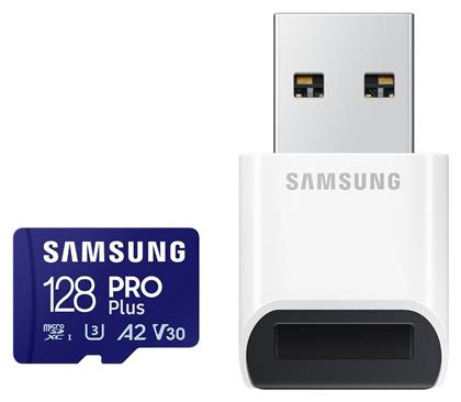 Samsung Pro Plus (2023) microSDXC 128GB Class 10 U3 V30 A2 UHS-I