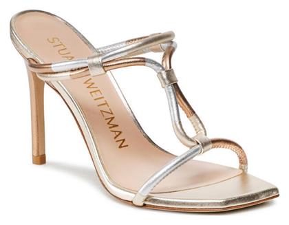 Σανδάλια Stuart Weitzman - Woven Knot 100 Sanda SA620 Χρυσό από το Epapoutsia