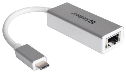 Sandberg 136-04 USB-C Αντάπτορας Δικτύου για Ενσύρματη σύνδεση Ethernet