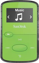 Sandisk Clip Jam MP3 Player (8GB) με Οθόνη OLED 0.96'' Πράσινο